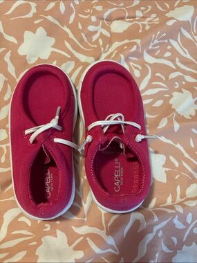 Capelli of New York Hot Pink Kids Slip-On Sneakers